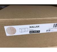 Ikea KALLAX Open Cabinet Shelf Shelving Unit 2S Book Case,77x42cm,white stained