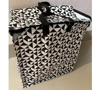 Ikea Knalla bag in black/white (47 litres)