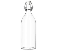 IKEA KORKEN - Bottle with stopper, clear glass - 1 l