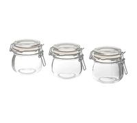 IKEA KORKEN Jar with lid, clear glass, 13 cl
