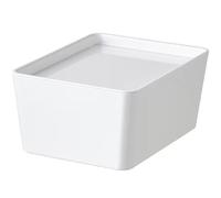 IKEA Kuggis Small Box with Lid Plastic 13 x 18 x 8 cm White