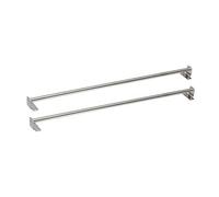 Ikea KUNGSFORS Kitchen Hanging/Towel Rails, Stainless Finish, 56 cm - Set of 2