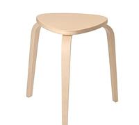 Ikea KYRRE-FROSTA stacking stool Wooden stool, solid birch plywood seat diameter 35 cm seat height 45 cm - 100kg, Brown, 45 x 46 x 4 cm