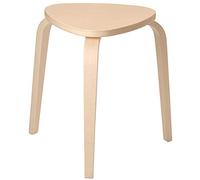 IKEA KYRRE Stool, Birch, v-Shaped seat Helps You to sit securely, Birch Plywood, Birch Veneer, Tinted Clear Lacquer