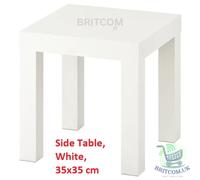 IKEA LACK Small Side Table 35x35cm White Bedroom Living Room Coffee End Table