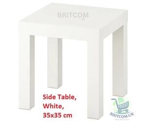 IKEA LACK Small Side Table 35x35cm White Bedroom Living Room Coffee End Table