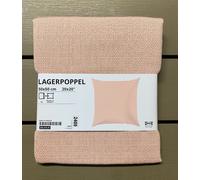 IKEA LAGERPOPPEL Cushion Cover, Light Pink, 50x50 cm / 20x20" Brand NEW