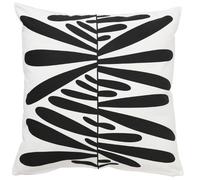 IKEA MAJSMOTT Cushion Cover, Off White / Black 20x20 " 50x50 cm 100 % cotton NEW