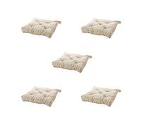 Ikea Malinda Chair Cushion, Light Beige(Pack of 5)