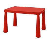 IKEA MAMMUT children's table 55x48 cm in/outdoor red