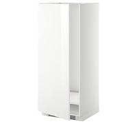 IKEA METOD high Cabinet for Fridge/Freezer, 60x60x140 cm, White/Ringhult White