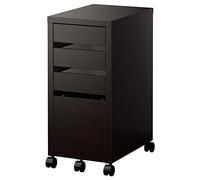 IKEA Micke Drawer Unit/Drop File Storage, Black-Brown