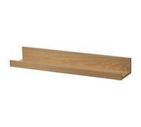 IKEA MOSSLANDA picture ledge, oak effect, 55 cm
