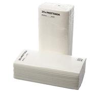 IKEA MOTTAGA Thick White Paper Napkins 38x38cm - Set of 50