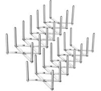 Ikea - New Variera Stainless Steel Saucepan Lid Organizer, Multi-purpose and Adjustable Set of 2