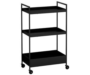 Ikea Nissafors Utility cart Black 19 7/8x11 3/4x32 5/8 203.997.77