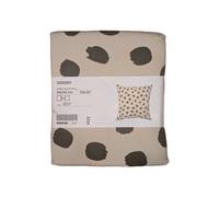 IKEA ODDNY Pillow Cushion Cover 20x20" / 50x50 cm Off-White/Black Polka Dot New
