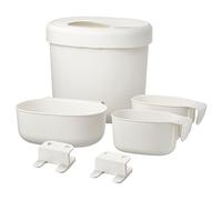 IKEA ÖNSKLIG stor Baskets Changing TBL Set of 4, White