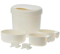 IKEA ONSKLIG stor baskets changing table set of 4, white by Ikea