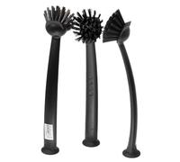 IKEA RINNIG Dish Brush Dark Grey - Set of 3