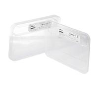 IKEA SAMLA Clear Plastic Lids, Transparent, 28x20cm, Fits 5 Litre Storage Boxes, 504.550.88 - Set of 4