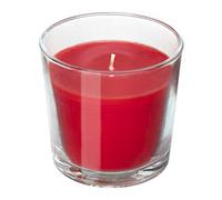 Ikea Sinnlig Scented Candle in Glass Red Garden Berries Red 603.374.19 Size 3 ½"