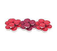 Ikea Sinnlig Scented Tealight, Scent of Red Garden Berries, Red Color - 90 Pack