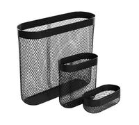 Ikea SKADIS Mesh Baskets with Hooks for Pegboard, Black, Large, Medium & Small, 405.699.43 - Set of 3