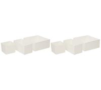 Ikea SKUBB-Box, Set of 6, White