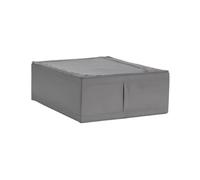 IKEA SKUBB Storage Bag in 43 x 53 x 19 cm - Under Bed Chest with Zipper - Dark Grey