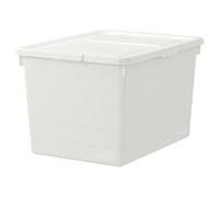 Ikea Sockerbit Box With Lid White Size 15x20x11 ¾ 803.160.67