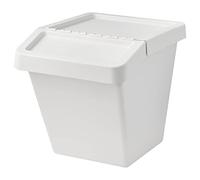 IKEA Sortera Recycling Bin with Lid White 702.558.99 Size 16 Gallon