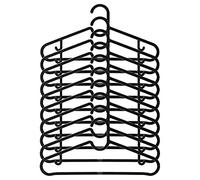 Ikea SPRUTTIG Hanger, Black (Pack of 10)(Polypropylene)