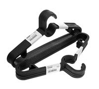 Ikea SPRUTTIG Lightweight Clothes Hangers, Black, Plastic, 39 Centimetres - Set of 20