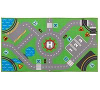 IKEA STORABO Rug Vehicles Kids Playroom Green, Play Rug 75x133 cm