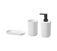 Ikea STORAVAN 3-Piece Bathroom Set,White,Small