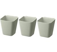 Ikea SUNNERSTA Container,Multi Purpose,Pale Green, 12x11 cm (4 3/4x4 3/8") (Set of 3)