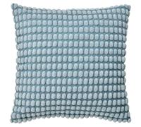 Ikea SVARTPOPPEL Fluffy Dotted Cushion Covers, 50 x 50 cm (20 x 20 "), Pale Blue, Machine Washable, Zipper Fastening - Set of 2