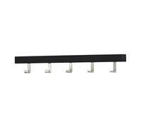 Ikea Tjusig Wall Door Rack with Knobs Black 402.426.53 Size 23 ½ "