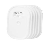 Ikea TROFAST Lids, White, Small, 20x28 Centimetres, Plastic - Set of 6