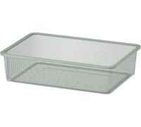 Ikea TROFAST mesh storage box, 42x30x10 cm, light green-grey