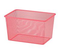 IKEA TROFAST mesh storage box, 42x30x23 cm, light red