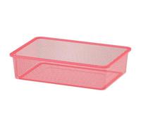 Ikea TROFAST Mesh storage box, light red, 42x30x10 cm