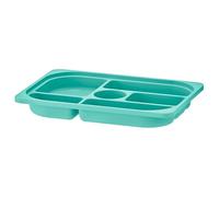 Ikea TROFAST Storage tray with compartments, turquoise, 42x30x5 cm