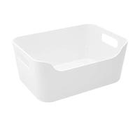Ikea Variera IKE-103.351.06 Storage Box Stackable 24 x 17 x 10.5 cm (W x D x H) with Handles High-Gloss White