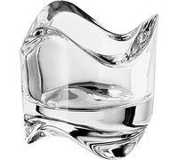 IKEA VASNAS Candle Holder Wax, Clear Glass Holder 6cm x 6cm -1 pc