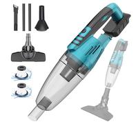 ikeborm Cordless Vacuum Cleaner for Makita 18V Battery, 10000Pa Handheld Electric Power Vacuum Cleaners with 3 Filter for Hard Floor Car Pet Hair Cleaning (No Battery), Replace for DCL180ZB