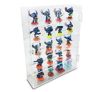 Ikee Design Acrylic 5 Tiers Display Rack Case Organizer Storage, Shot Glass Display Case, 5 Tiers with 4 Removable Shelves for Home Decor, Trade Show and Store, 10.8Wx 2.9D x 14H in