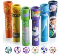 iKeelo 6Pcs Classic Kaleidoscope Age 3+ - Pass the Parcel Gifts for Kids' Birthday, Retro Party Favor Goodie Bag Fillers Return Gifts Carnival Prize and Stocking Stuffers