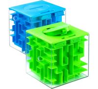 iKeelo Money Maze Puzzle Box (2 Pack), Makes Cash Gift Giving Much More Fun